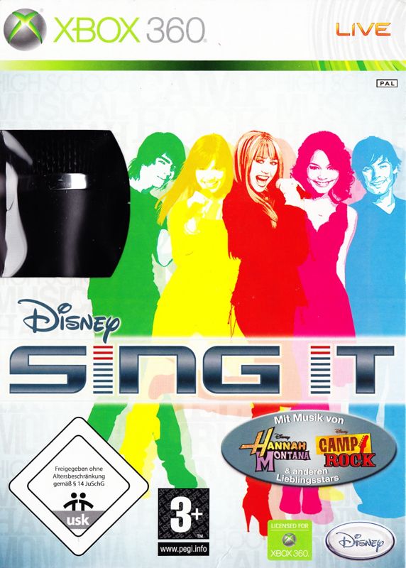 Front Cover for Disney Sing It (Xbox 360) (bundled with microphone)