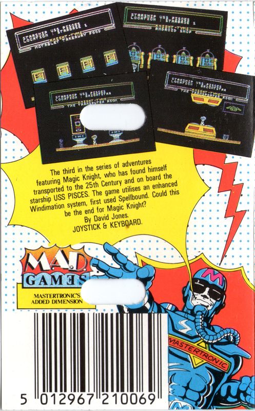 Back Cover for Knight Tyme (ZX Spectrum) (48k version)