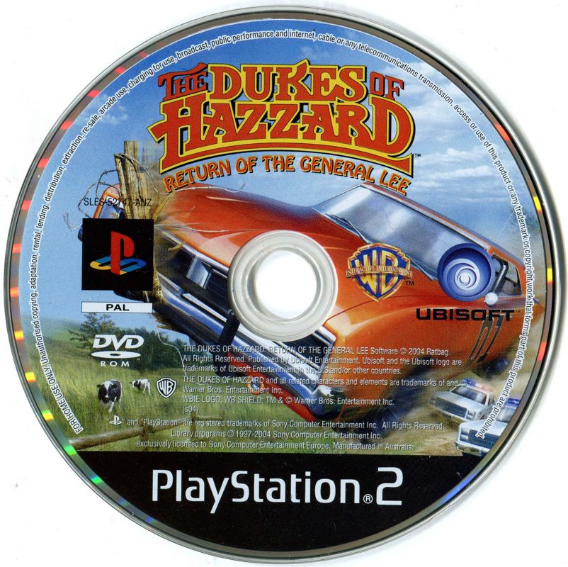 Media for The Dukes of Hazzard: Return of the General Lee (PlayStation 2)