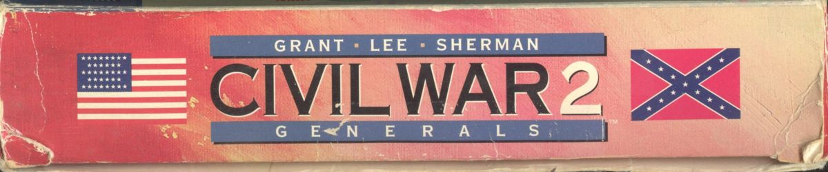 Spine/Sides for Grant - Lee - Sherman: Civil War 2: Generals (Windows and Windows 3.x): Top