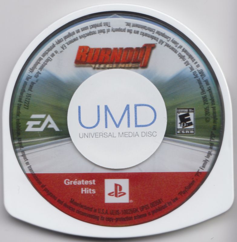 Media for Burnout: Legends (PSP) (Greatest Hits Release)