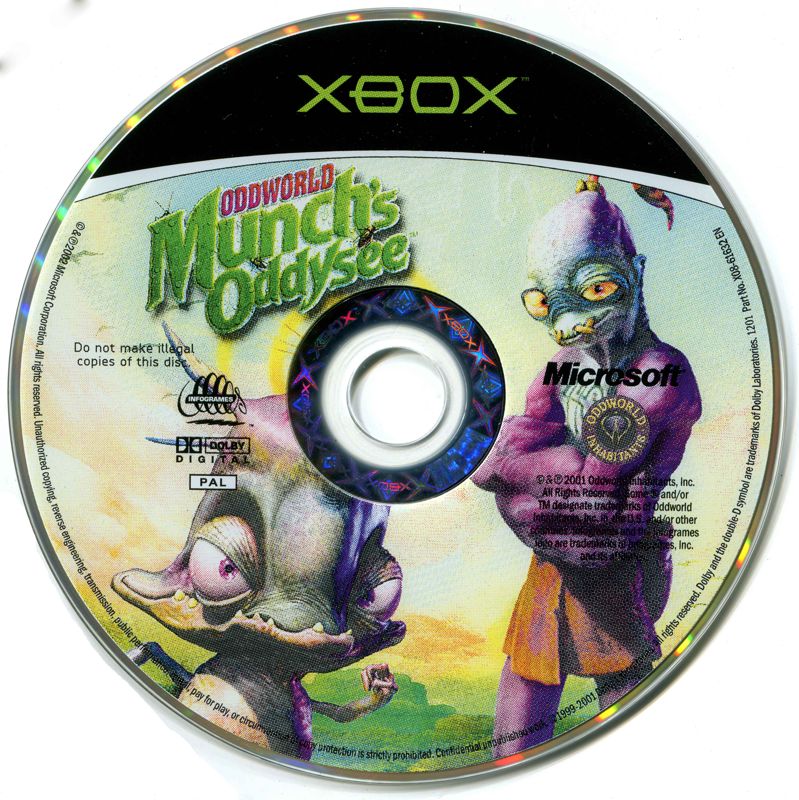 Media for Oddworld: Munch's Oddysee (Xbox)