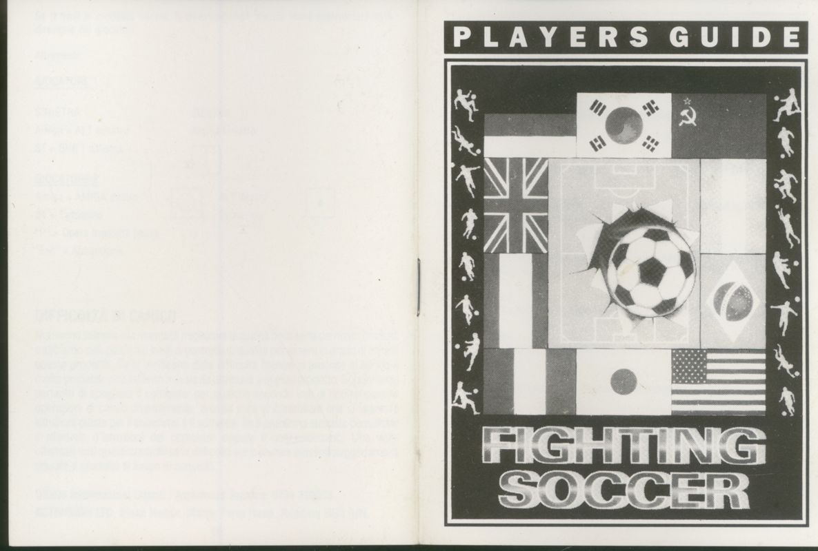 Manual for Fighting Soccer (ZX Spectrum)