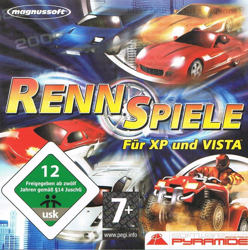 Front Cover for Rennspiele für XP und Vista (Windows) (Software Pyramide release)