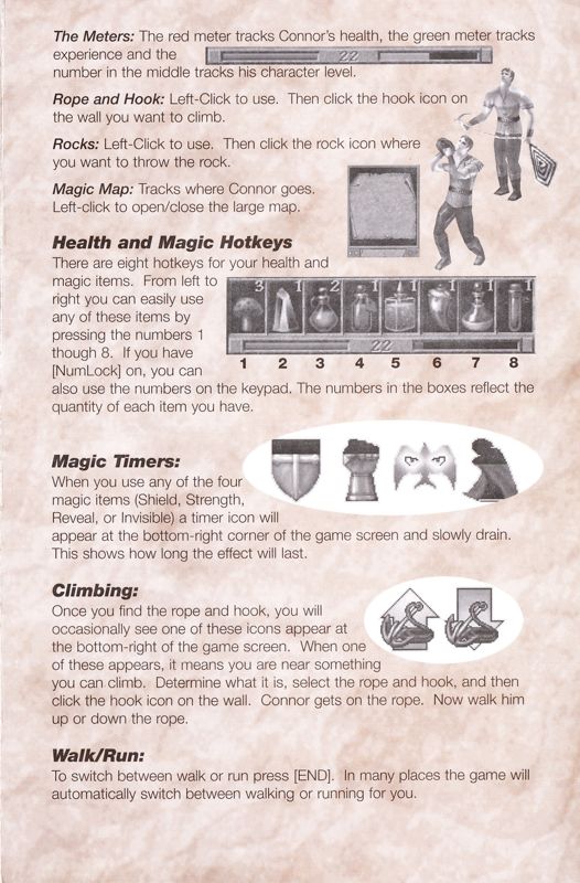 Reference Card for King's Quest: Mask of Eternity (Windows): Inside - Right