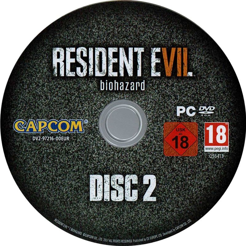 Media for Resident Evil 7: Biohazard (Windows): Disc 2