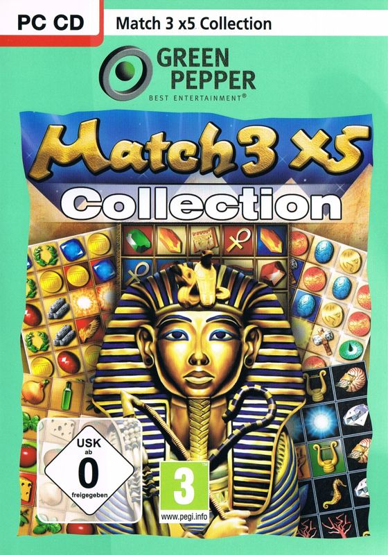 Front Cover for Match 3 x5 Collection (Windows) (Green Pepper release)