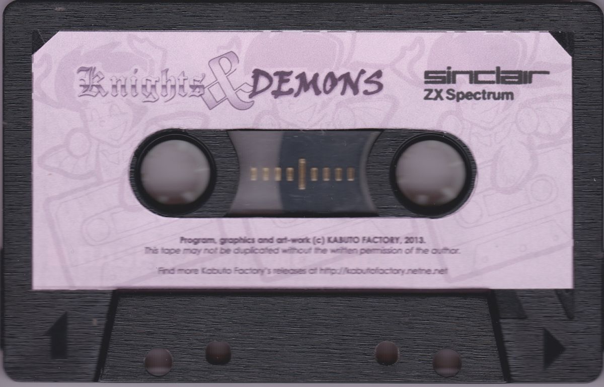 Media for Knights & Demons (ZX Spectrum)