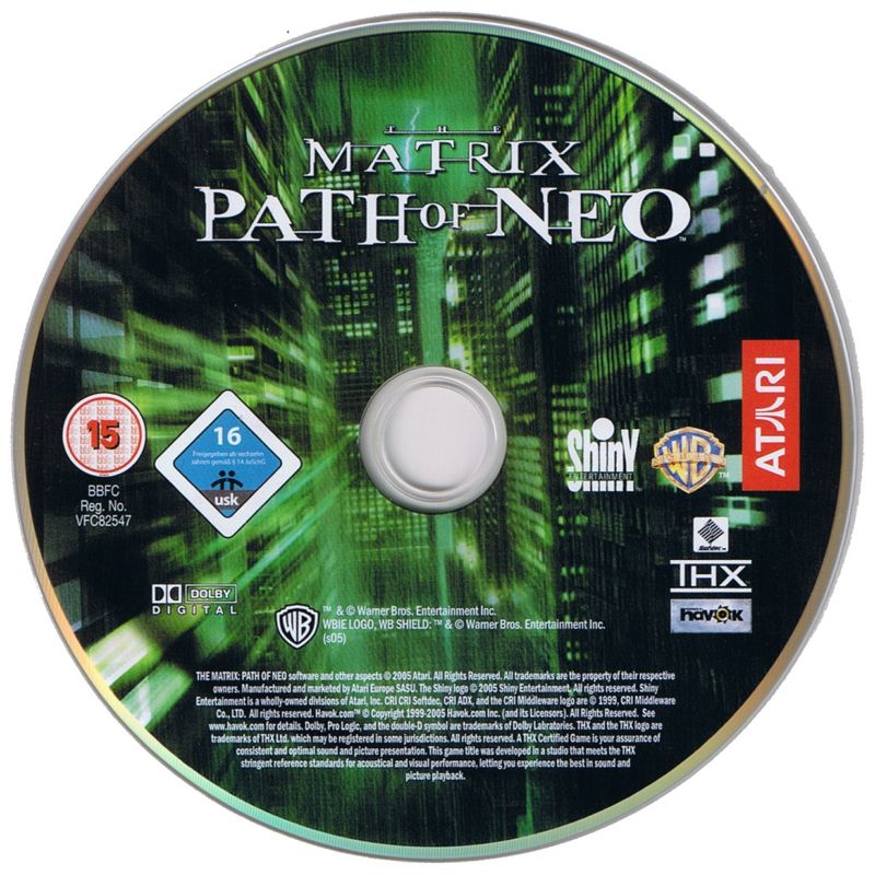 Media for The Matrix: Path of Neo (Windows)