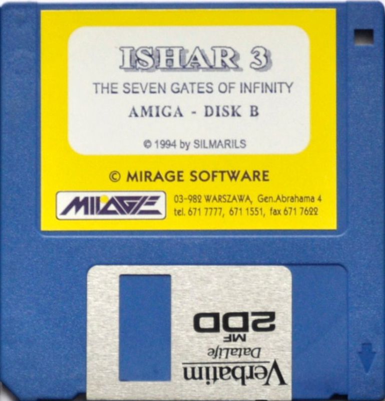 Media for Ishar 3: The Seven Gates of Infinity (Amiga): Disk B