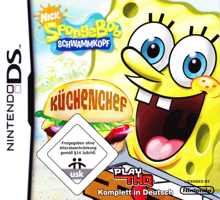 Front Cover for SpongeBob vs. The Big One: Beach Party Cook Off (Nintendo DS)