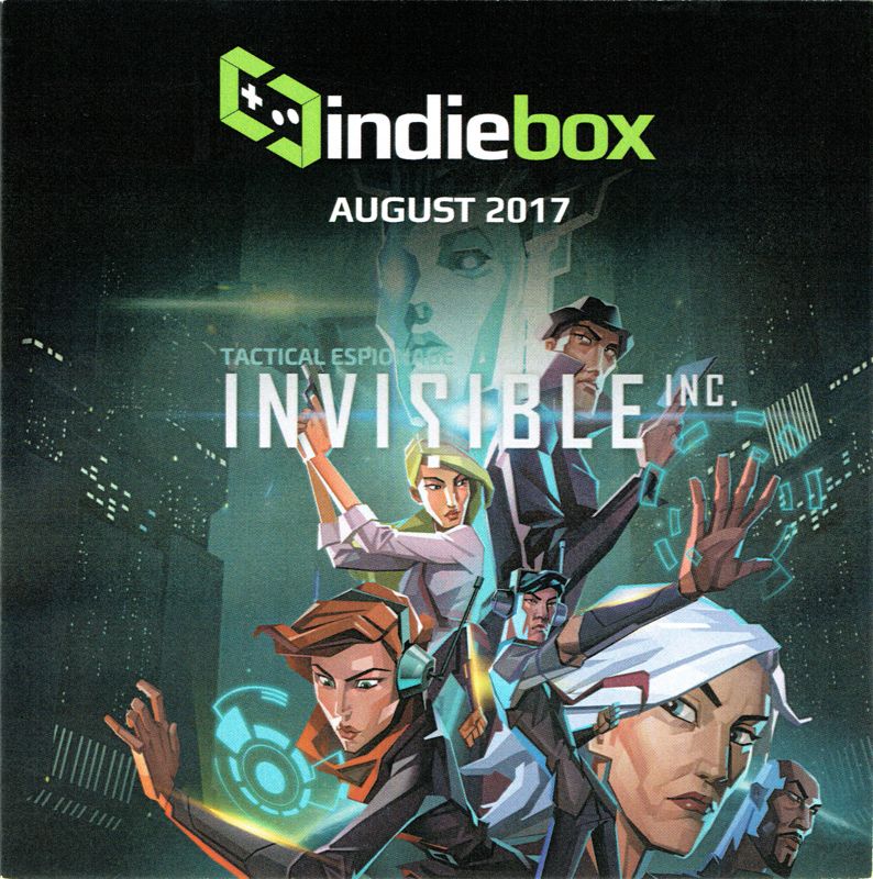 Extras for Invisible, Inc. (Limited Edition) (Linux and Macintosh and Windows): List of Contents - Front