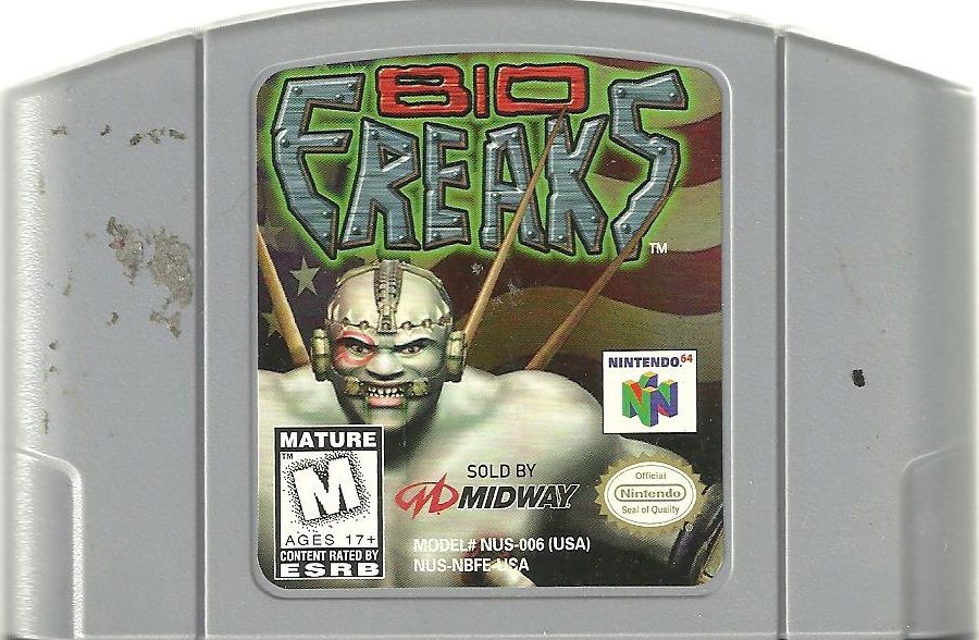 Media for Bio Freaks (Nintendo 64): Front