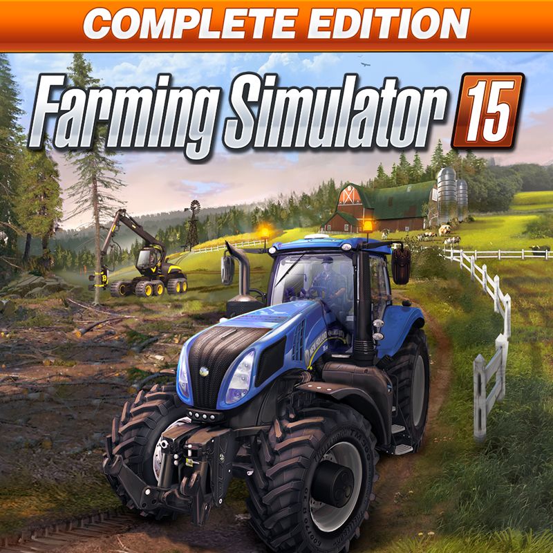 Front Cover for Farming Simulator 15: Complete Edition (PlayStation 4) (download release)