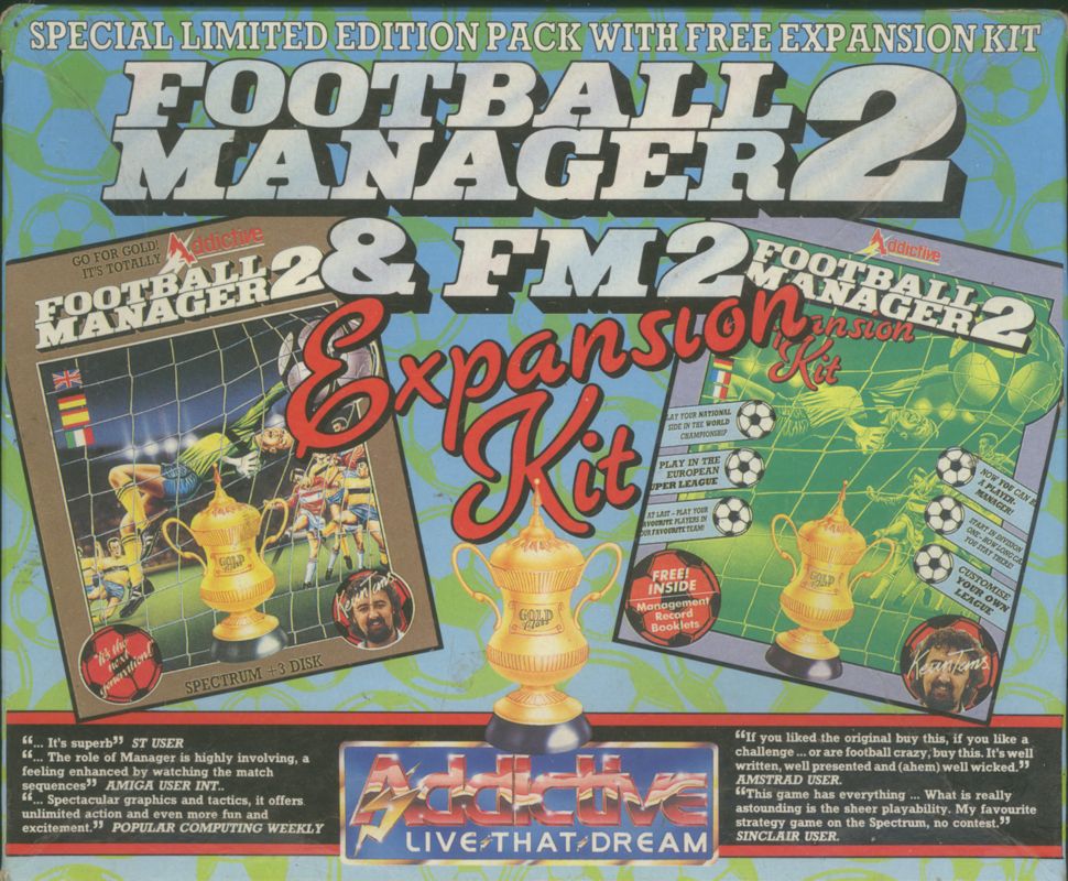 Front Cover for Football Manager 2 & FM2 Expansion Kit (ZX Spectrum)