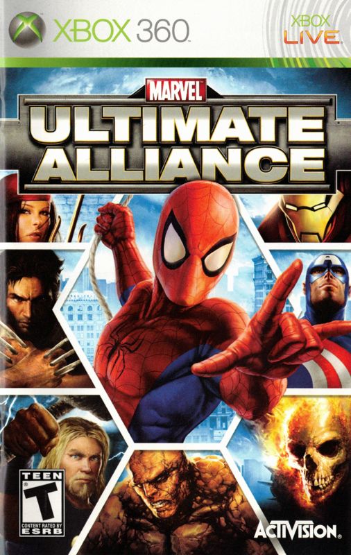 Manual for Marvel Ultimate Alliance / Forza Motorsport 2 (Xbox 360): Ultimate Alliance - Front