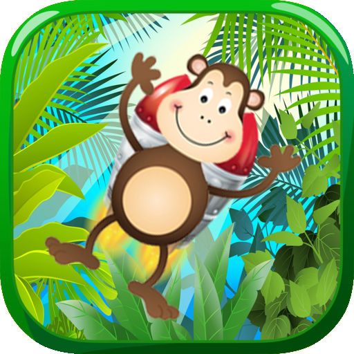 Front Cover for A+ Jetpack Monkey (iPad and iPhone)