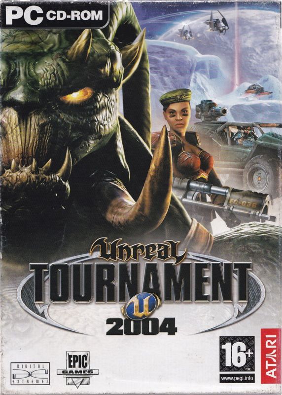 Front Cover for Unreal Tournament 2004 (Linux and Windows) (Small box release)