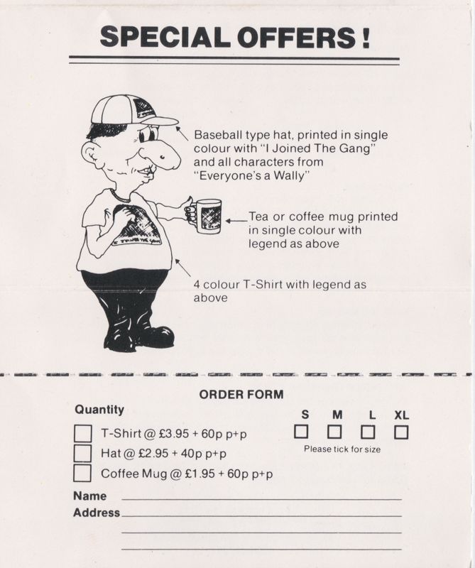 Extras for Herbert's Dummy Run (ZX Spectrum): Special Offer - Side A