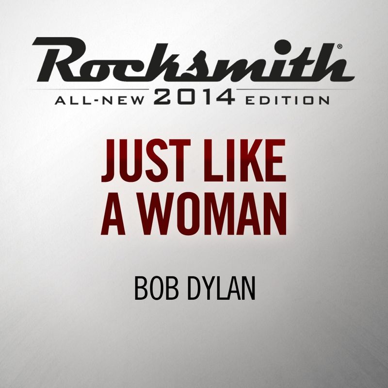 Front Cover for Rocksmith: All-new 2014 Edition - Bob Dylan: Just Like a Woman (PlayStation 3 and PlayStation 4) (download release)