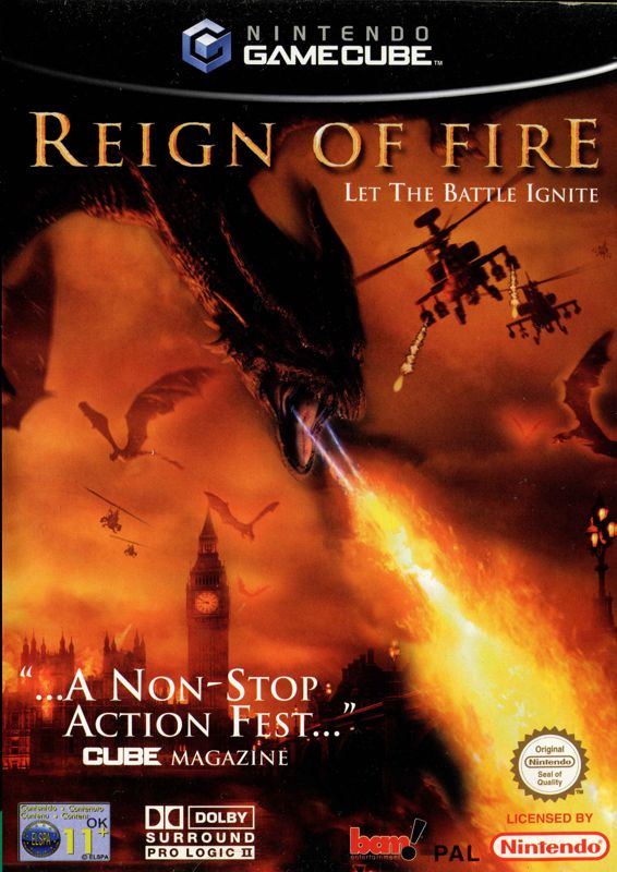 Front Cover for Reign of Fire (GameCube)