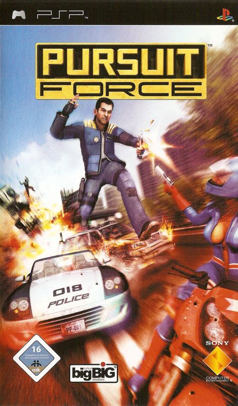 Front Cover for Pursuit Force (PSP)