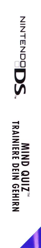 Spine/Sides for M¿nd Quiz: Your Brain Coach (Nintendo DS)