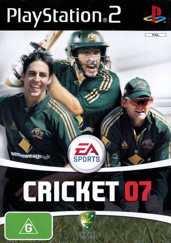 Front Cover for Cricket 07 (PlayStation 2) (Alternate Australian cover)