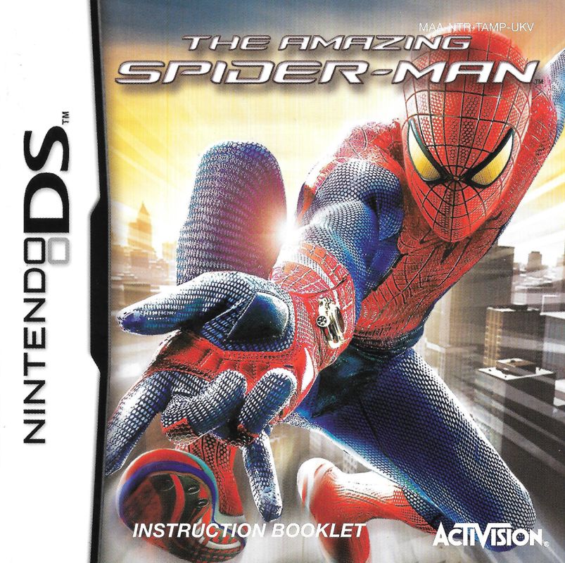 Manual for The Amazing Spider-Man (Nintendo DS): Front