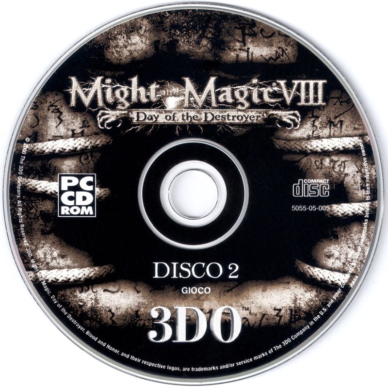 Media for Might and Magic VIII: Day of the Destroyer (Windows): Disc 2 - Game