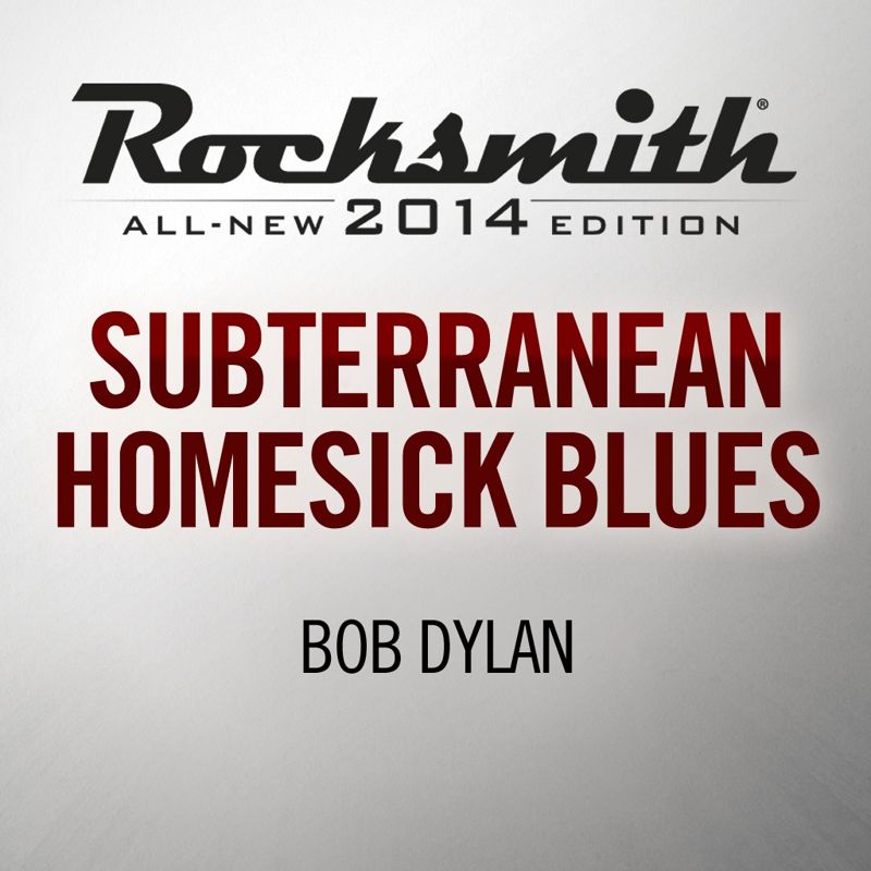 Front Cover for Rocksmith: All-new 2014 Edition - Bob Dylan: Subterranean Homesick Blues (PlayStation 3 and PlayStation 4) (download release)