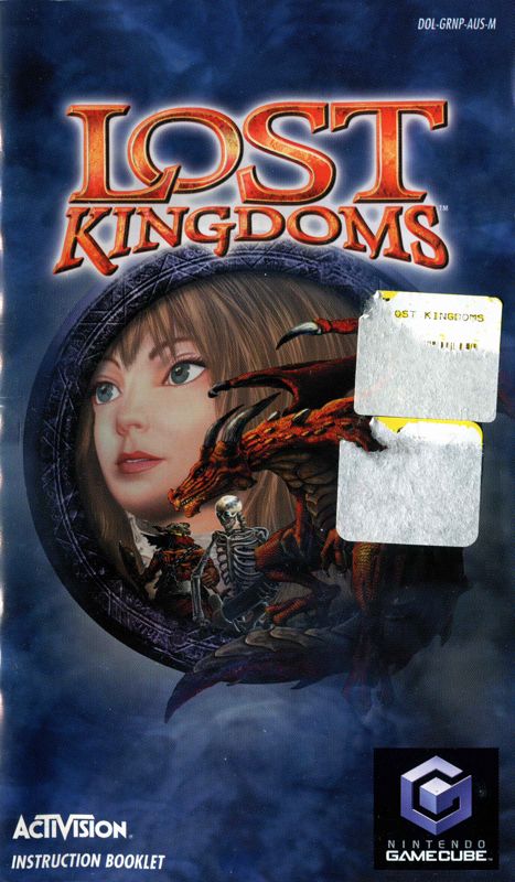 Manual for Lost Kingdoms (GameCube): Front