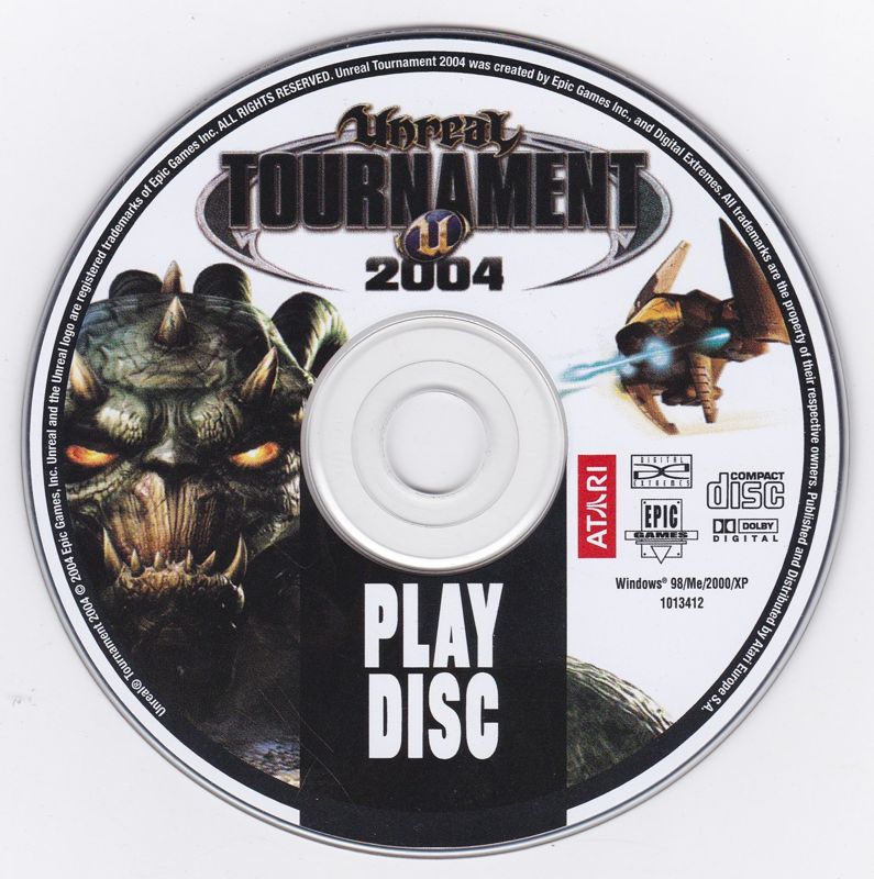 Media for Unreal Tournament 2004 (Linux and Windows) (Small box release): Play Disc