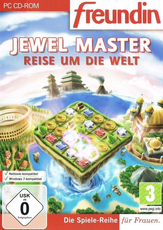 Front Cover for Jewel Master: Reise um die Welt (Windows) (Freundin release)