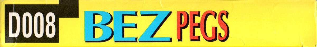 Spine/Sides for Bez Pegs (DOS): Top of box
