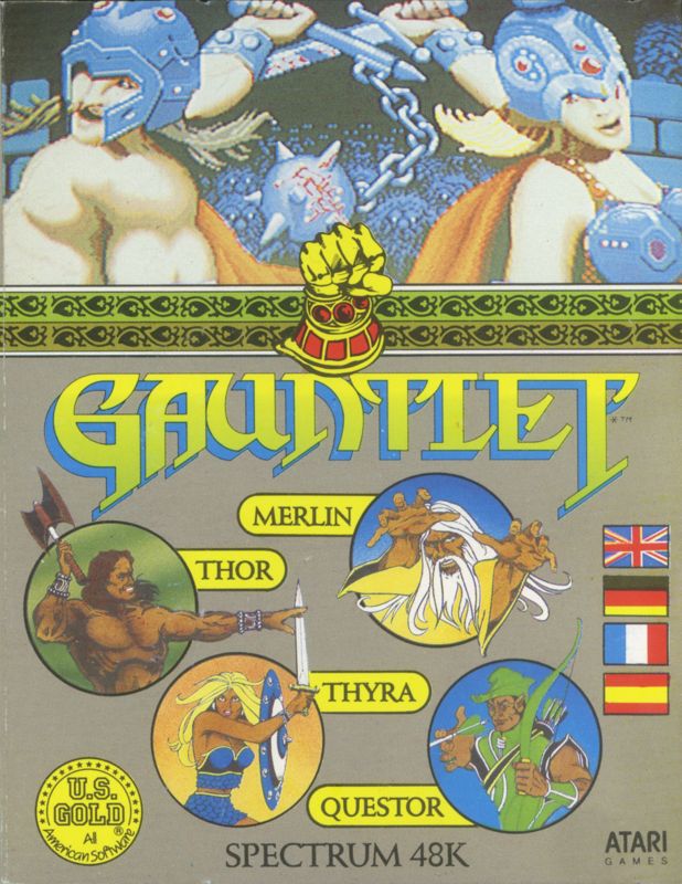 Front Cover for Gauntlet (ZX Spectrum)