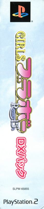 Spine/Sides for Girls Bravo: Romance 15's (DX Pack) (PlayStation 2): Front Left