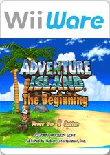 Front Cover for Adventure Island: The Beginning (Wii) (download release)