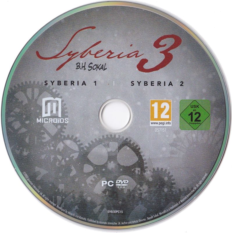 Media for Syberia 3 (Collector's Edition) (Macintosh and Windows)