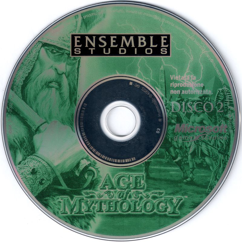 Media for Age of Mythology (Windows): Disc 2