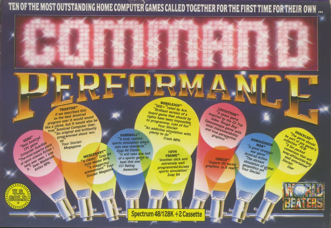 Front Cover for Command Performance (ZX Spectrum)