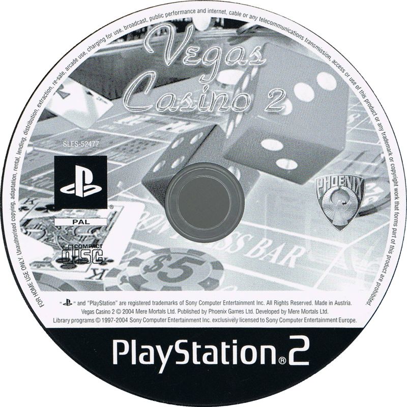 Media for Vegas Casino II (PlayStation 2)