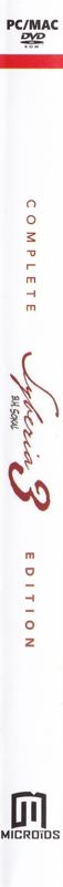 Other for Syberia 3 (Collector's Edition) (Macintosh and Windows): Keep Case - Spine