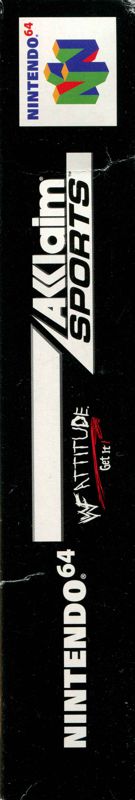 Spine/Sides for WWF Attitude (Nintendo 64): Top