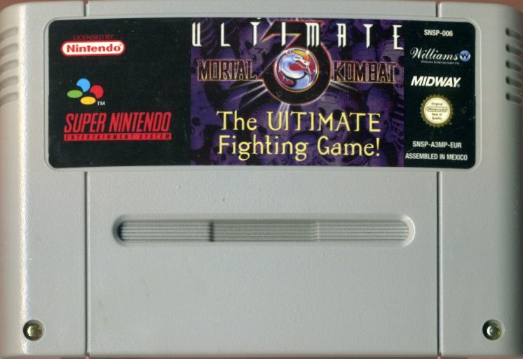Media for Ultimate Mortal Kombat 3 (SNES): Front