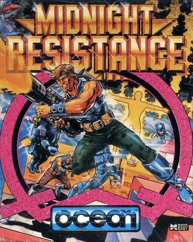 Front Cover for Midnight Resistance (Commodore 64)