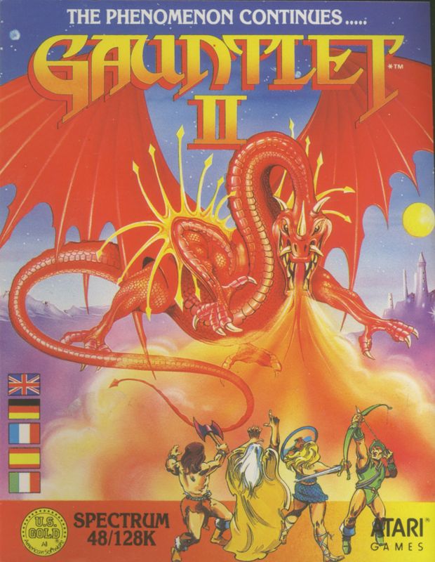 Front Cover for Gauntlet II (ZX Spectrum)