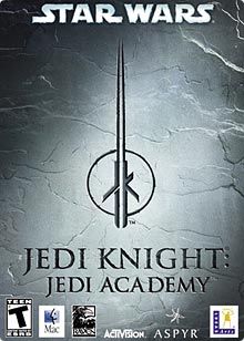 Front Cover for Star Wars: Jedi Knight - Jedi Academy (Macintosh) (GameAgent release)