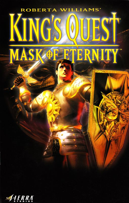 Manual for King's Quest: Mask of Eternity (Windows): Front