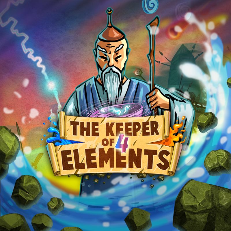 Front Cover for The Keeper of 4 Elements (PlayStation 4) (download release)